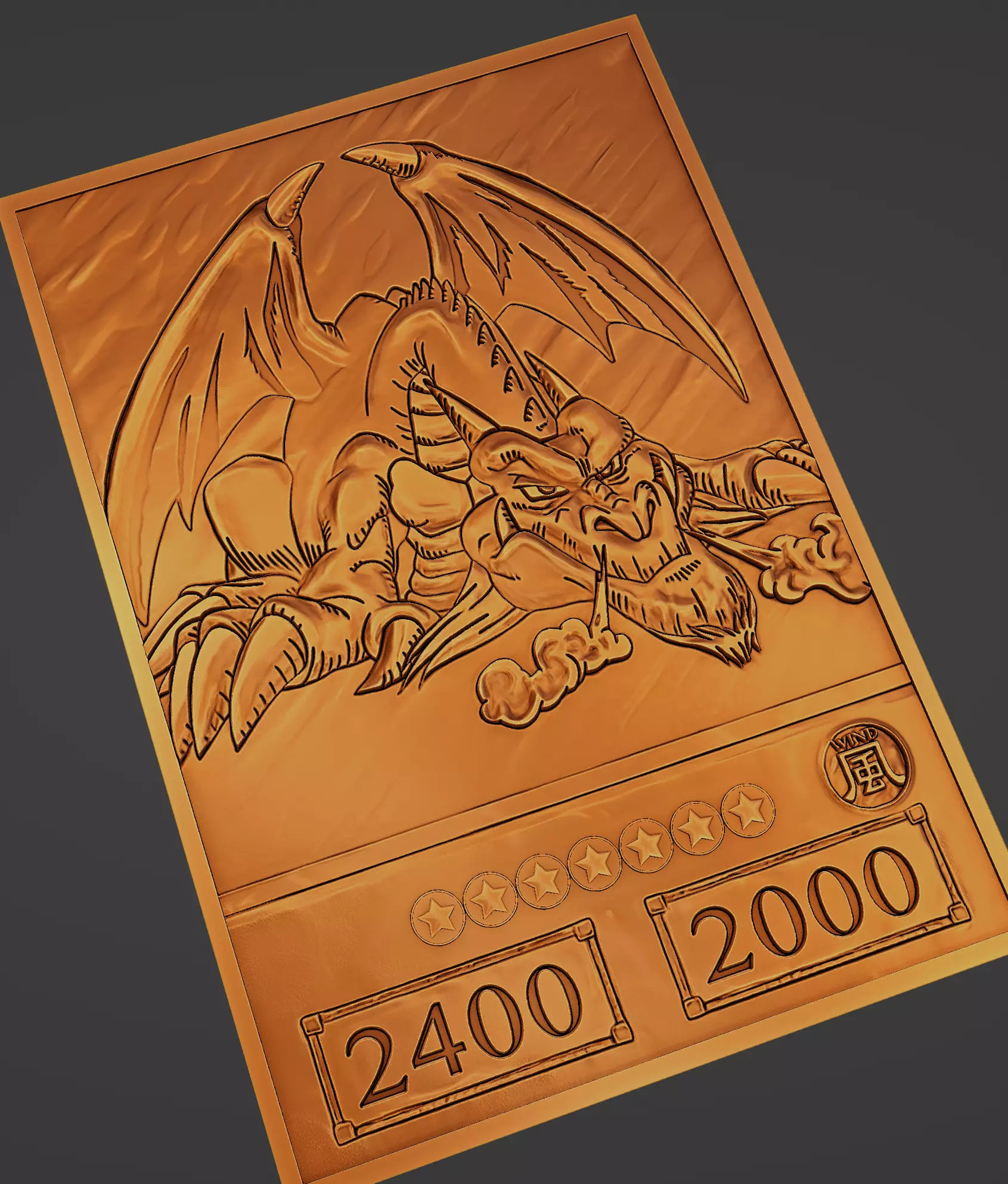 thousand dragon - yugioh 3D print model