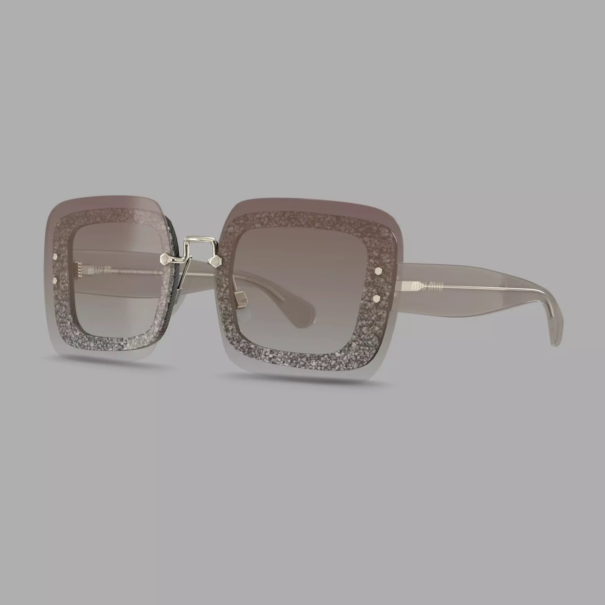 Miu Miu - 0MU 01RS 67 Sunglasses Low-poly 3D model