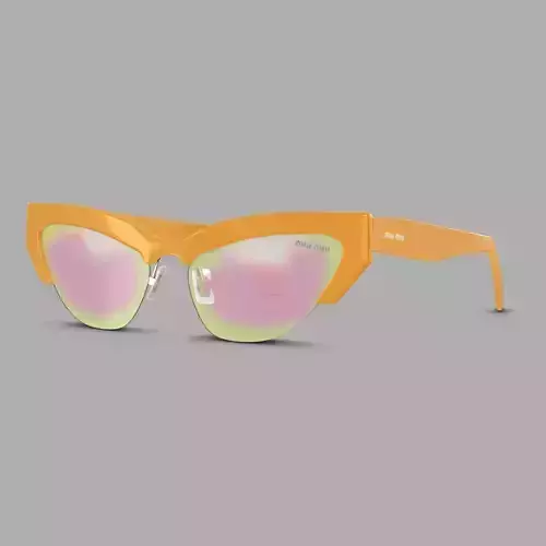 Miu Miu - 0MU 04US 59 Sunglasses Low-poly 3D model