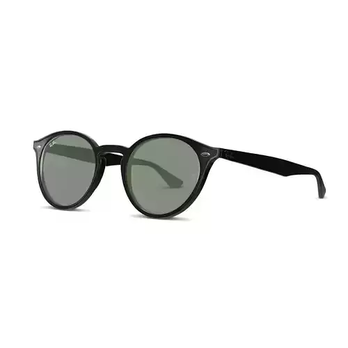 Ray-Ban Blaze RB4380N Sunglasses Low-poly 3D model