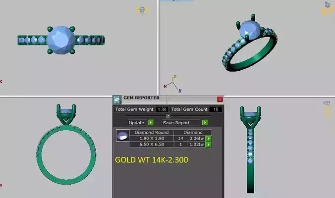 classic solitaire engagement ring