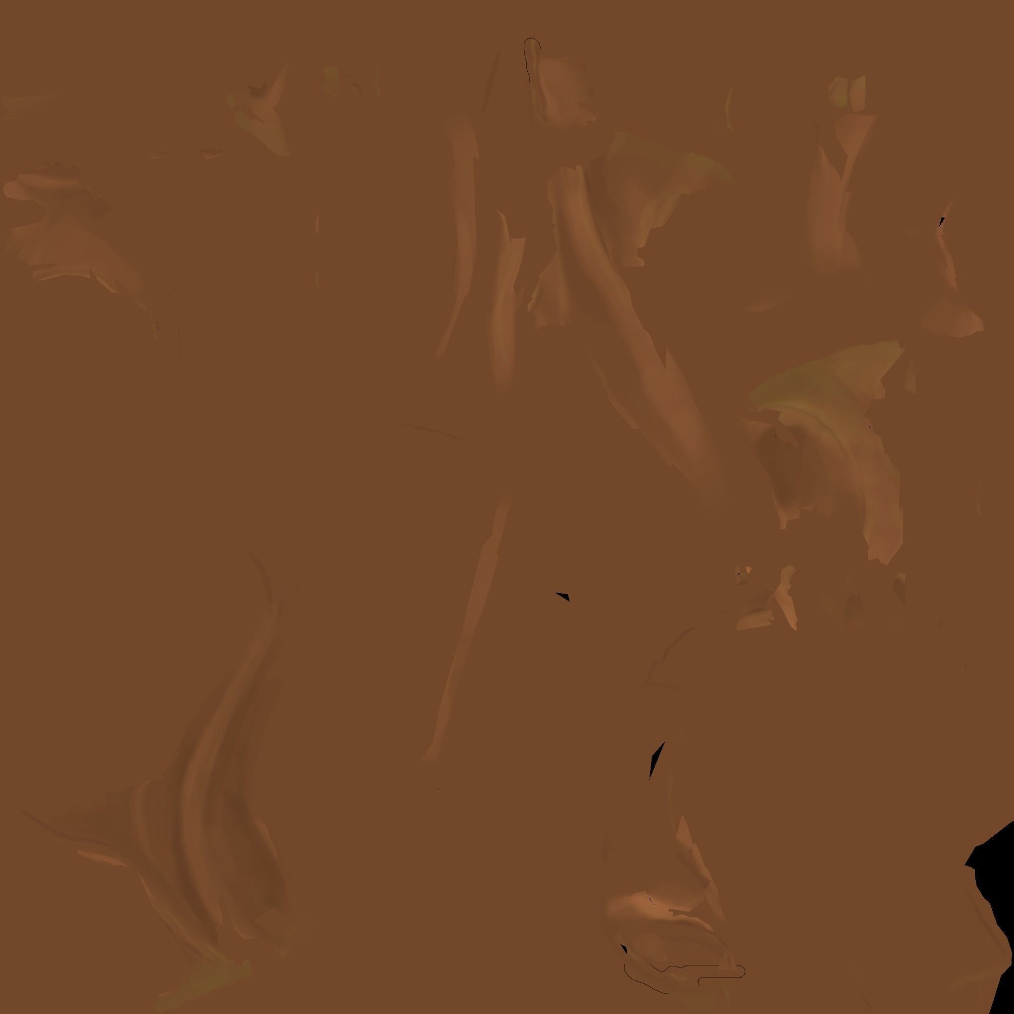  Stylized oak Low-poly 3D model_10