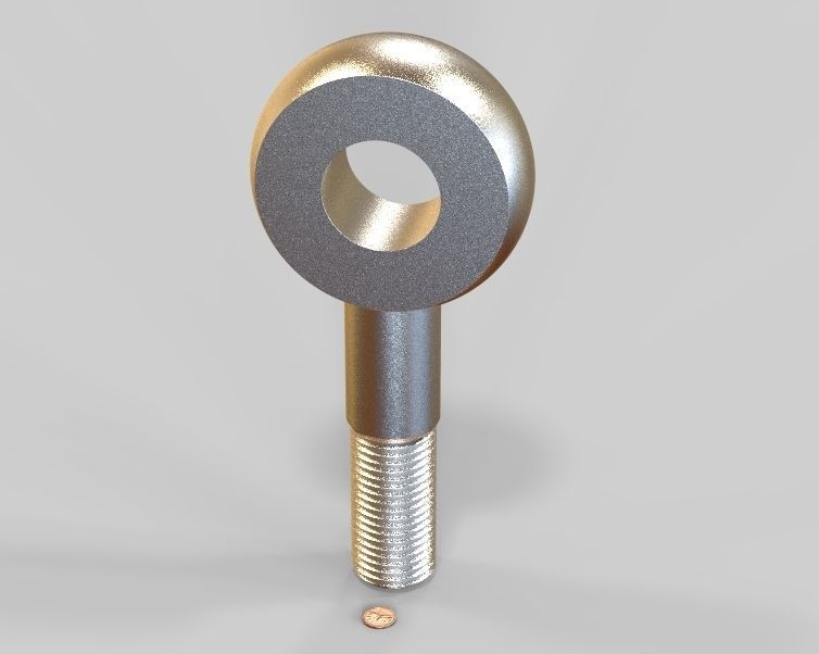 M48 Eye Bolt 3D print model_26