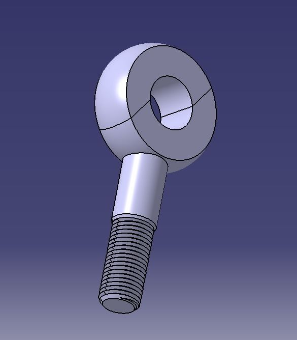 M48 Eye Bolt 3D print model_33