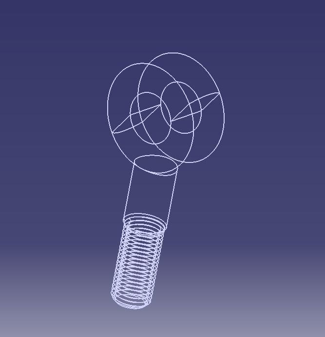 M48 Eye Bolt 3D print model_5