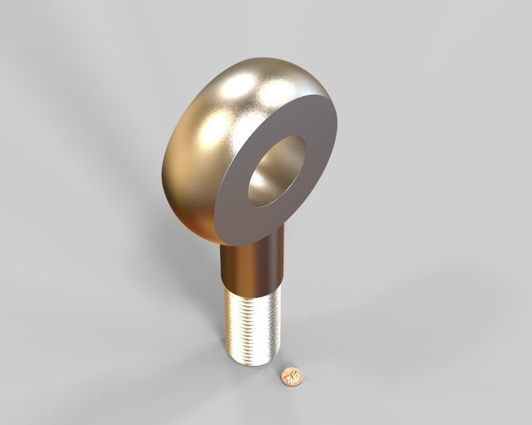 M48 Eye Bolt 3D print model_23