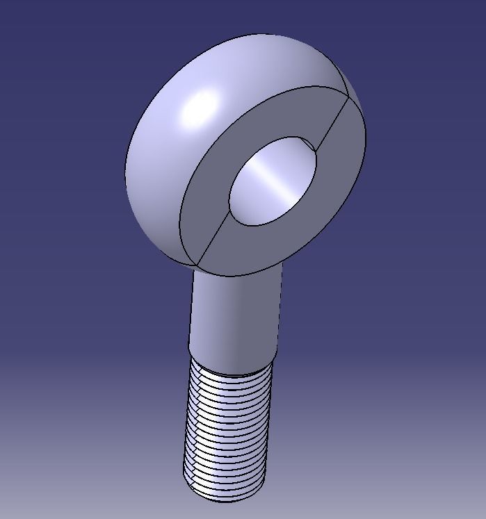 M48 Eye Bolt 3D print model_29