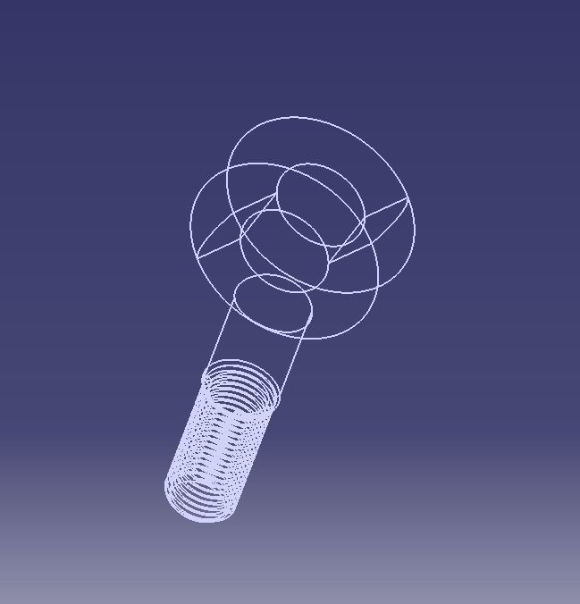 M48 Eye Bolt 3D print model_7