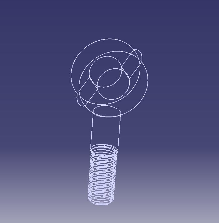 M48 Eye Bolt 3D print model_28