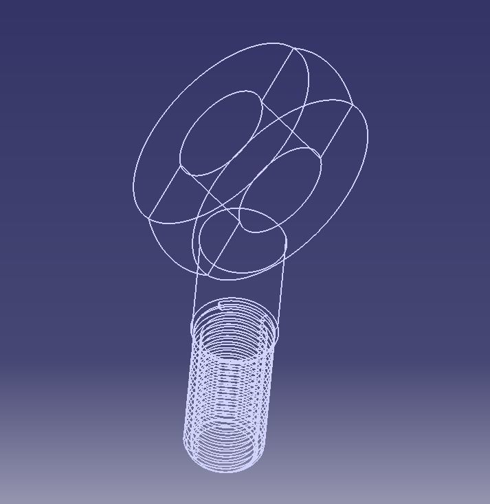 M48 Eye Bolt 3D print model_11