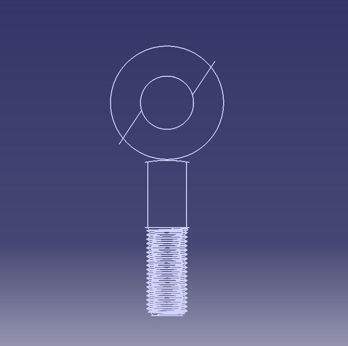 M48 Eye Bolt 3D print model_16