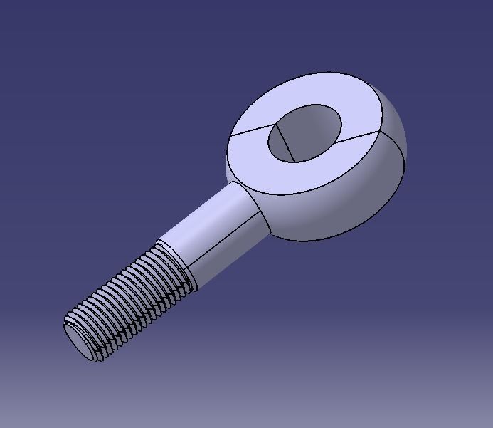 M48 Eye Bolt 3D print model_8