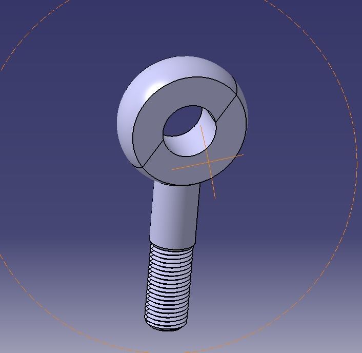 M48 Eye Bolt 3D print model_27