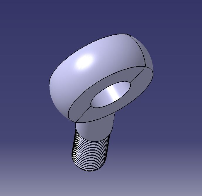 M48 Eye Bolt 3D print model_31