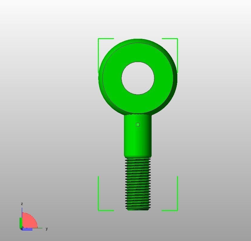 M48 Eye Bolt 3D print model_18