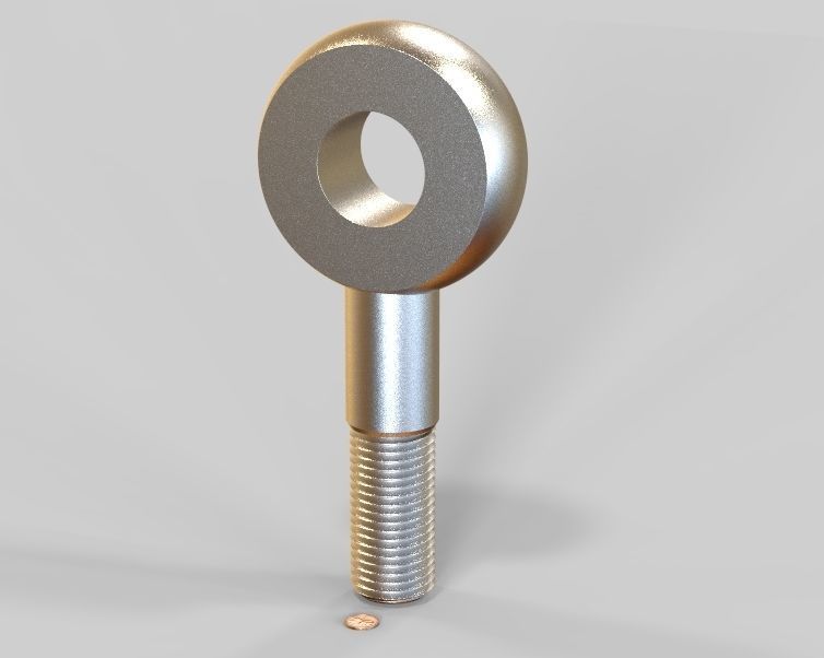 M48 Eye Bolt 3D print model_24