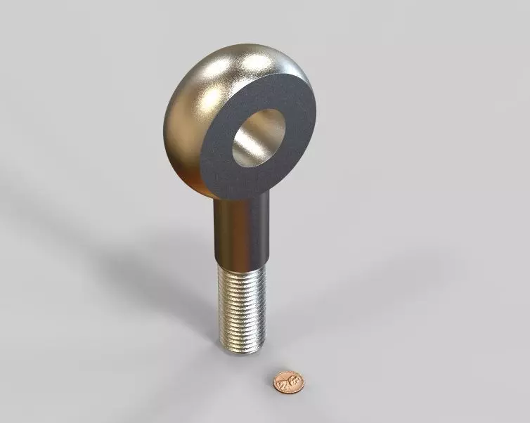  M30 Eye Bolt 3D print model_0