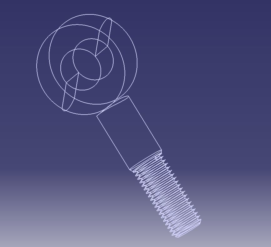  M30 Eye Bolt 3D print model_11