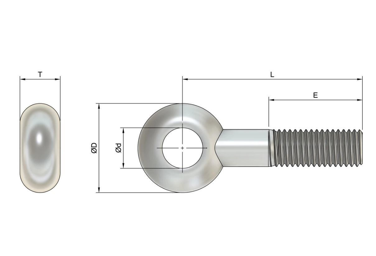  M30 Eye Bolt 3D print model_34