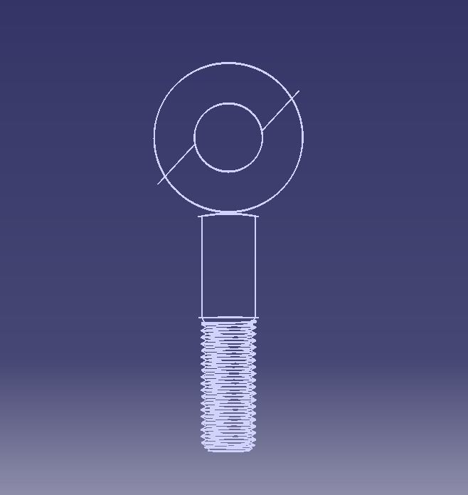  M30 Eye Bolt 3D print model_16