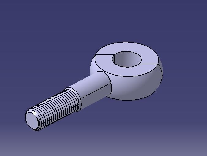  M30 Eye Bolt 3D print model_33