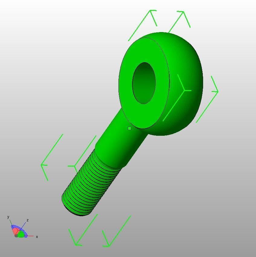  M30 Eye Bolt 3D print model_19