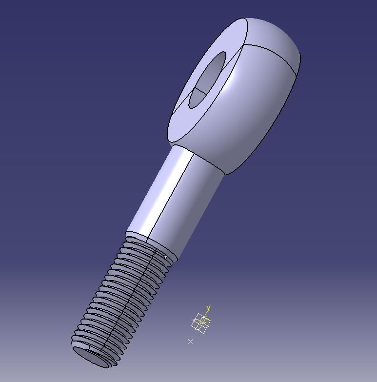  M30 Eye Bolt 3D print model_12