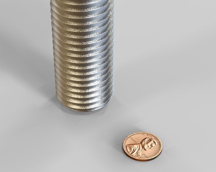  M30 Eye Bolt 3D print model_2