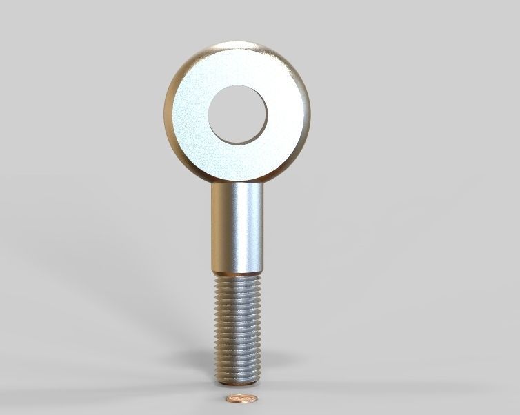  M30 Eye Bolt 3D print model_1