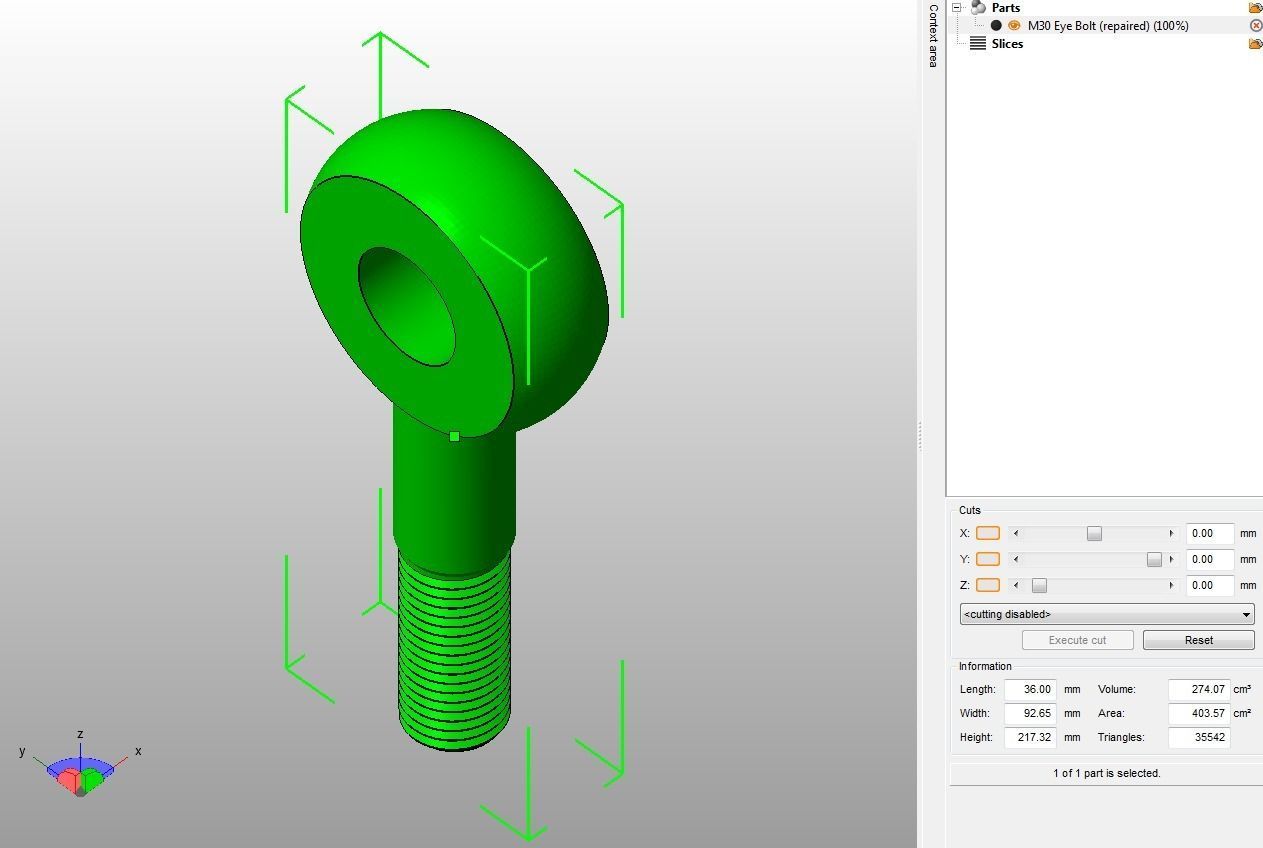  M30 Eye Bolt 3D print model_14