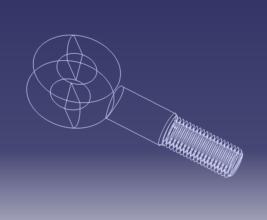  M30 Eye Bolt 3D print model_9