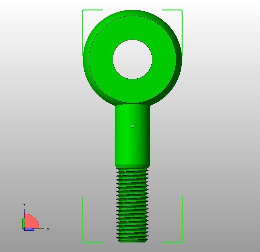  M30 Eye Bolt 3D print model_17