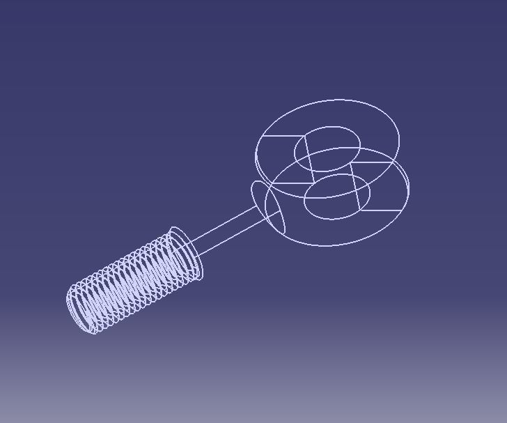  M30 Eye Bolt 3D print model_32