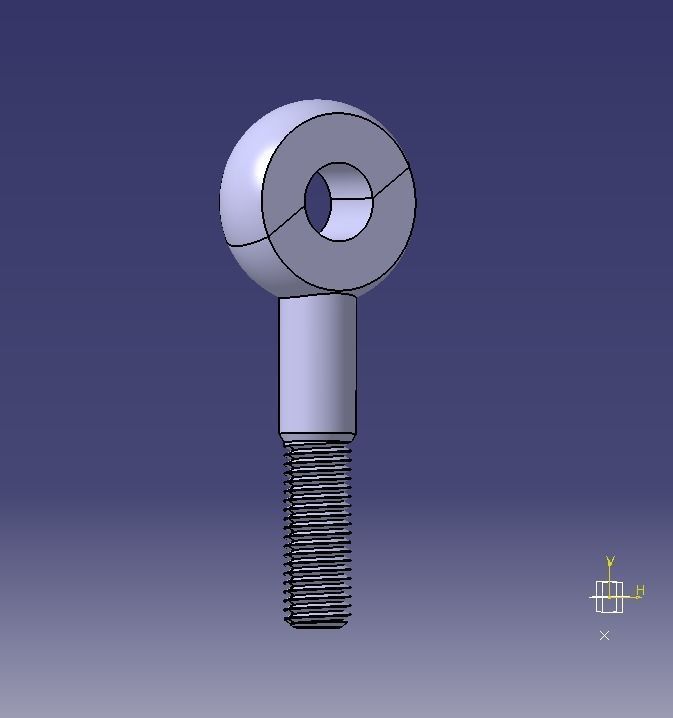 M20 Eye Bolt 3D print model_27