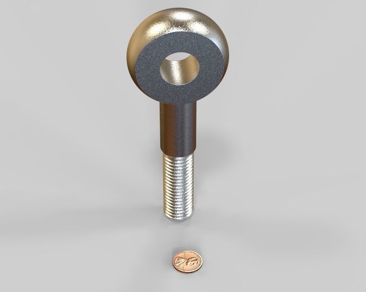 M20 Eye Bolt 3D print model_26