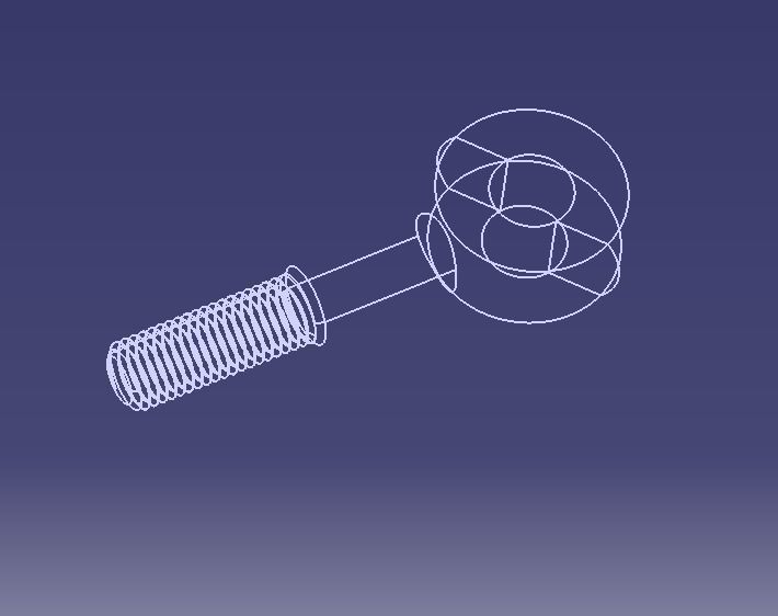 M20 Eye Bolt 3D print model_32