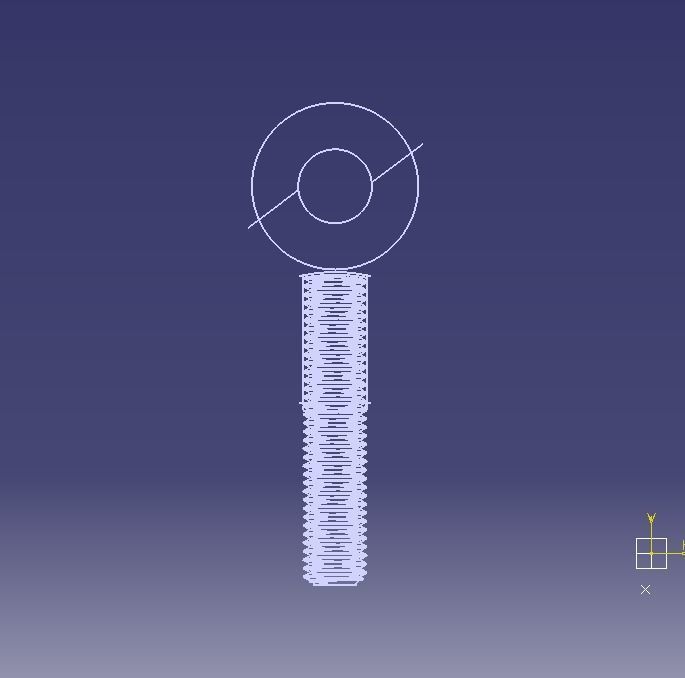 M20 Eye Bolt 3D print model_15