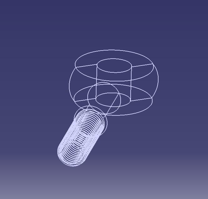 M20 Eye Bolt 3D print model_6