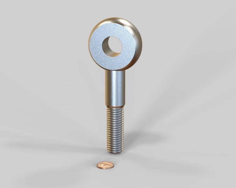 M20 Eye Bolt 3D print model_24