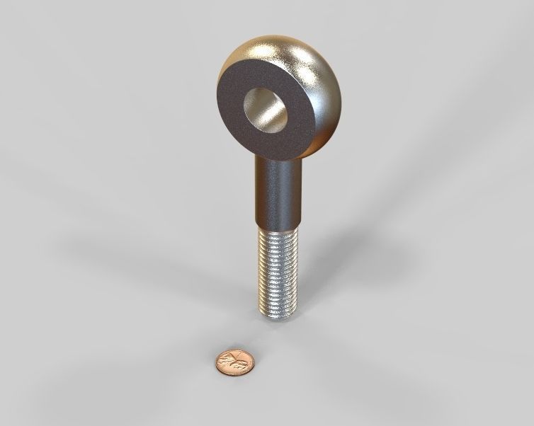 M20 Eye Bolt 3D print model_2