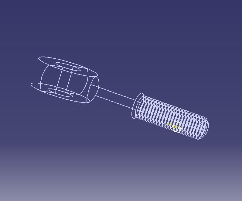 M16 Eye Bolt 3D model 3D printable CGTrader