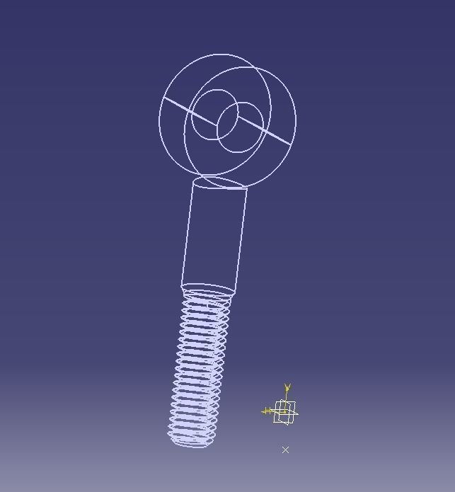M14  Eye Bolt 3D print model_32