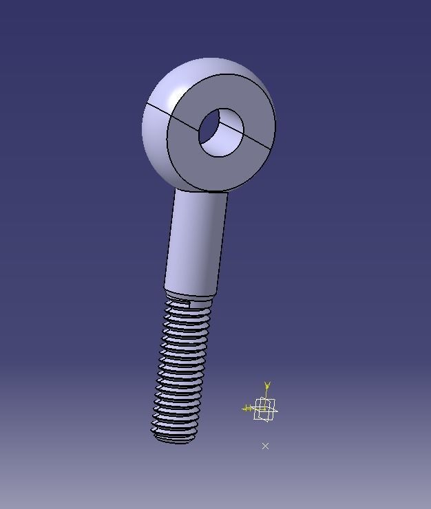 M14  Eye Bolt 3D print model_31