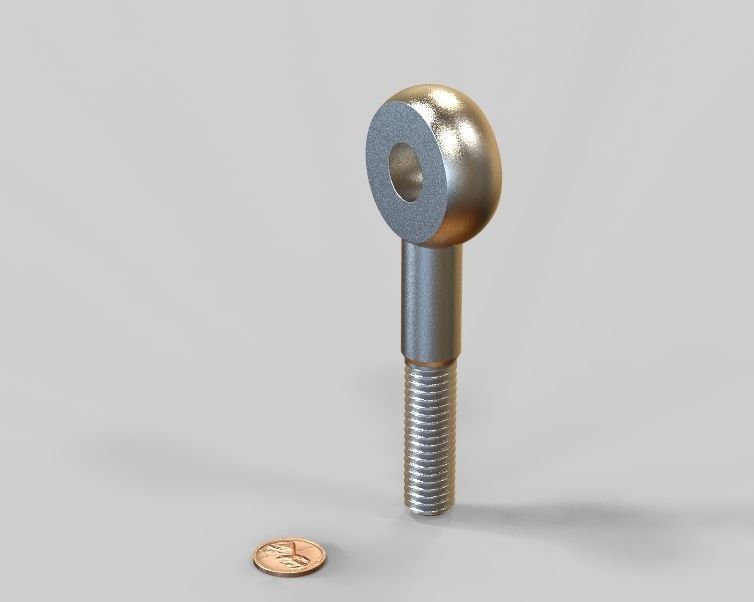 M14  Eye Bolt 3D print model_25