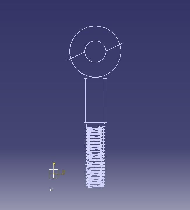 M14  Eye Bolt 3D print model_16
