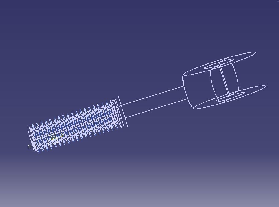 M14  Eye Bolt 3D print model_10