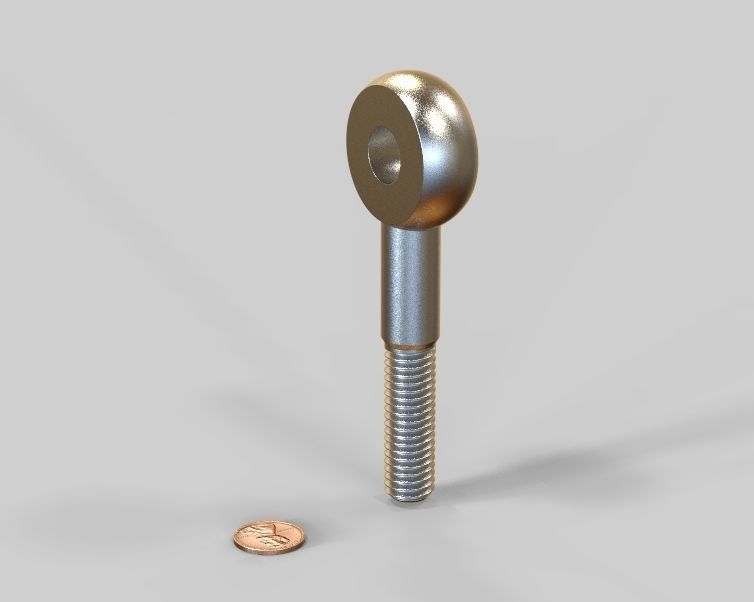 M14  Eye Bolt 3D print model_24