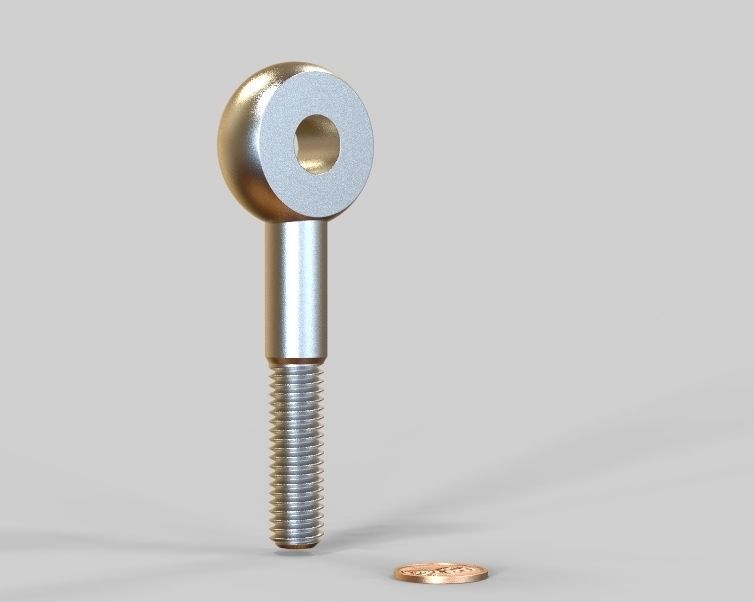 M12 Eye Bolt 3D print model_26