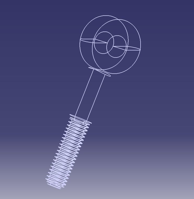 M12 Eye Bolt 3D print model_11