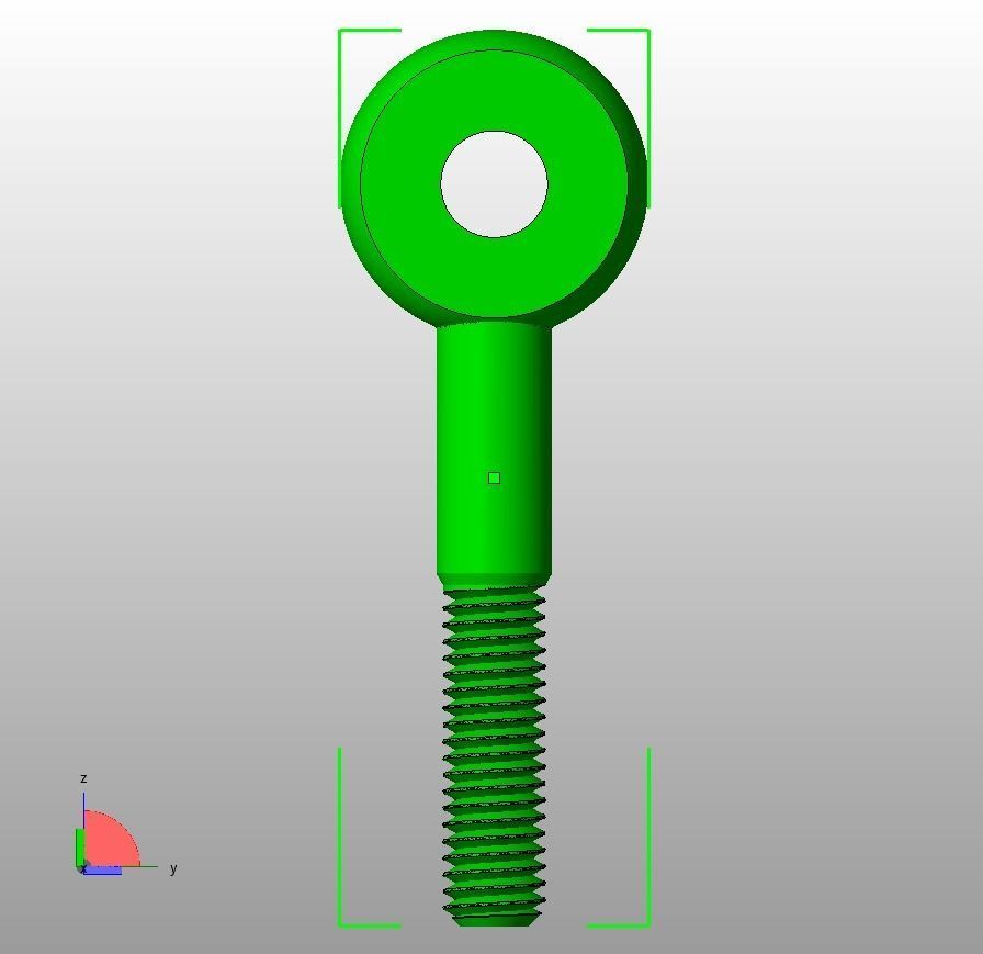 M12 Eye Bolt 3D print model_16